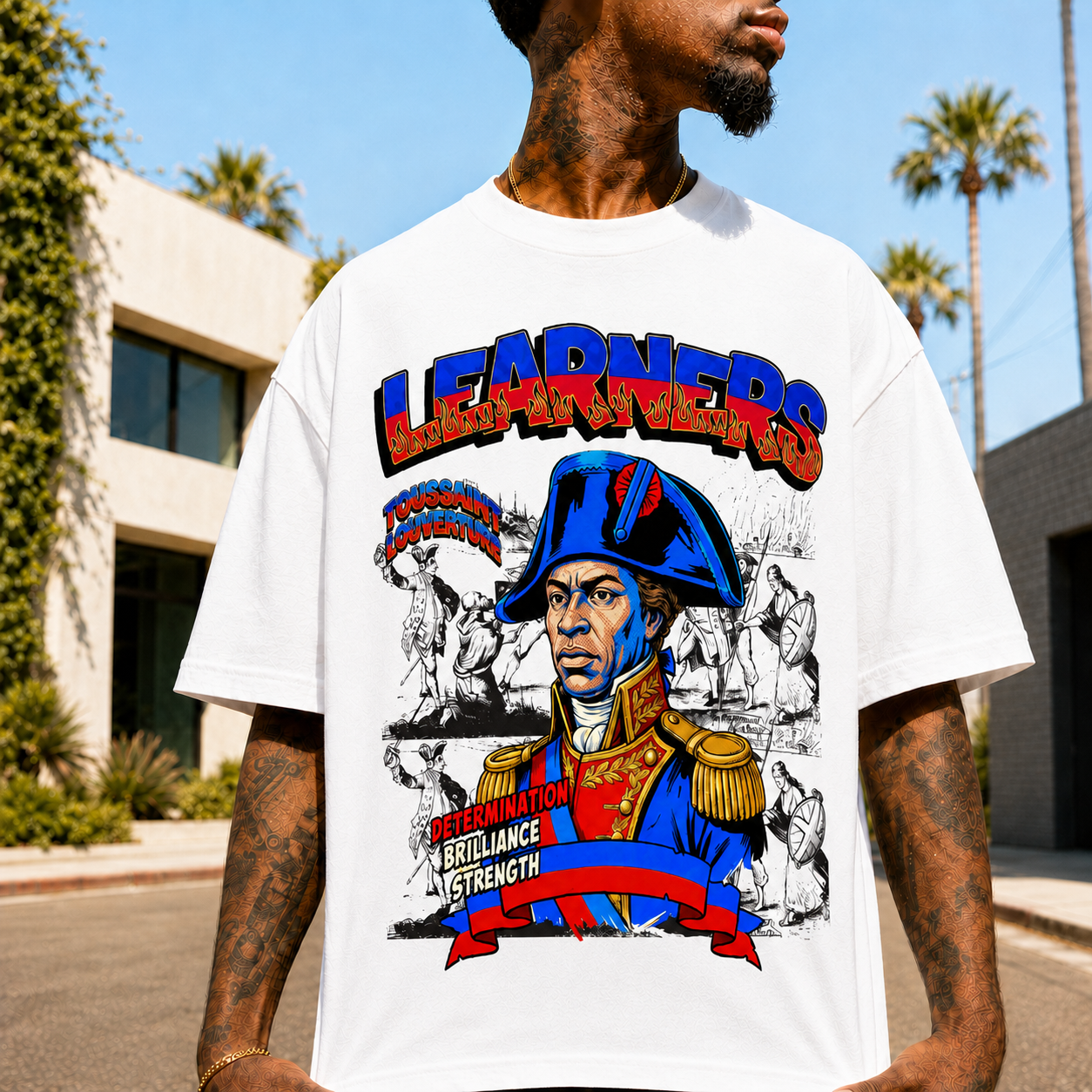 Haiti Shirt with Card Stock