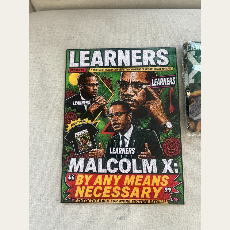 Malcolm X Learners Card Stock