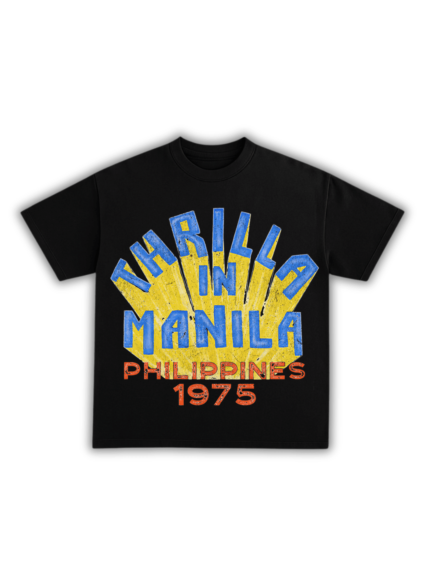 Thrilla in Manila Vintage 1975 Tee - Learn Black History